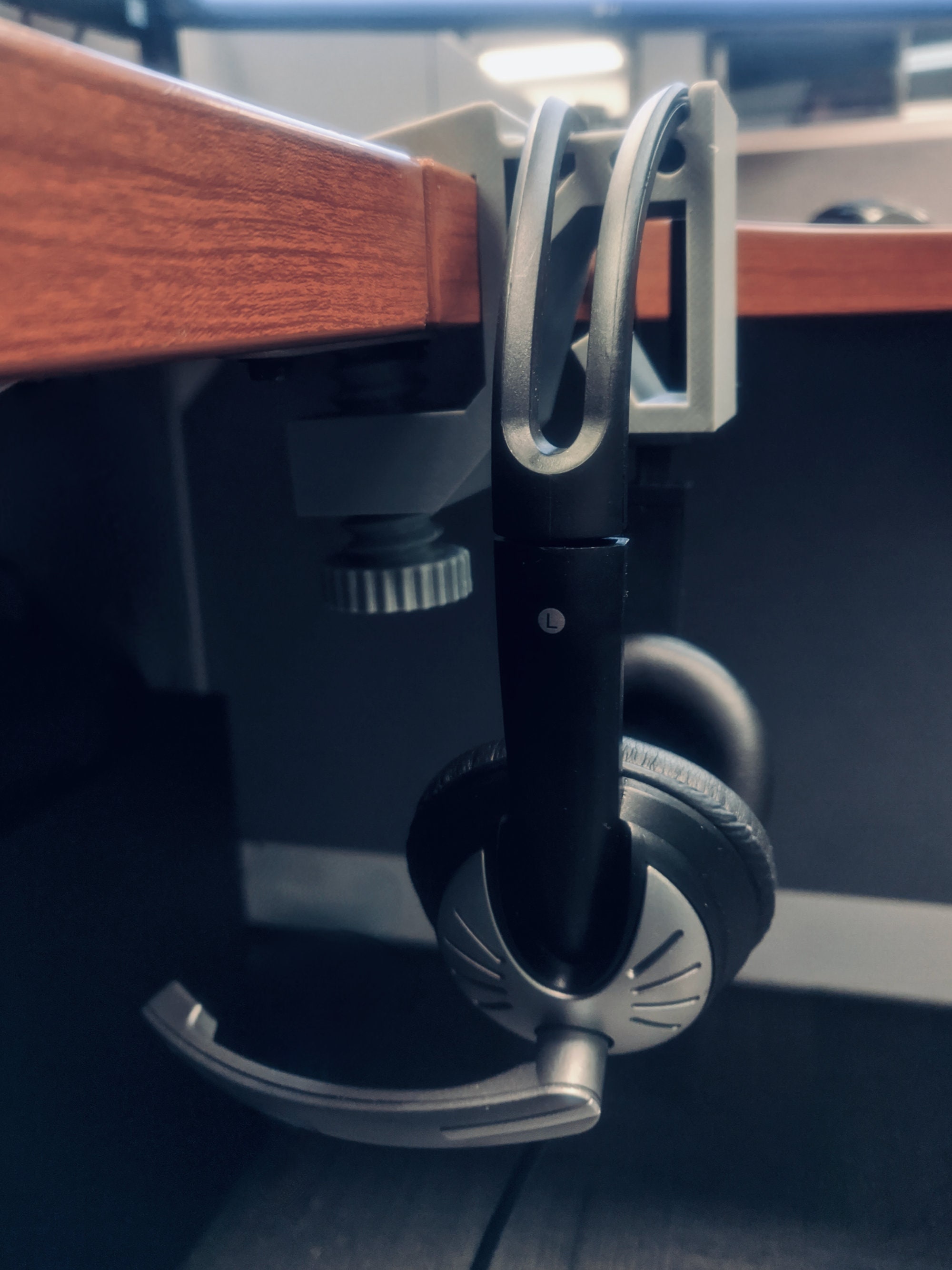 Headphone Hanger Desk Clamp Headphone Holder Headphone Etsy