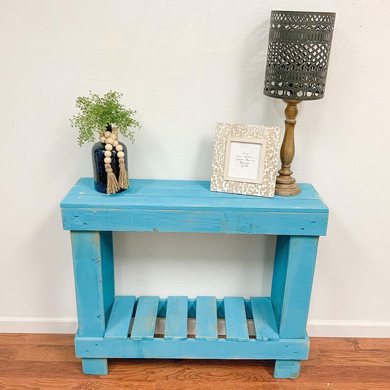 2021 Vintage Reclaimed Wood Console Table 35 inches wide x 10 Etsy