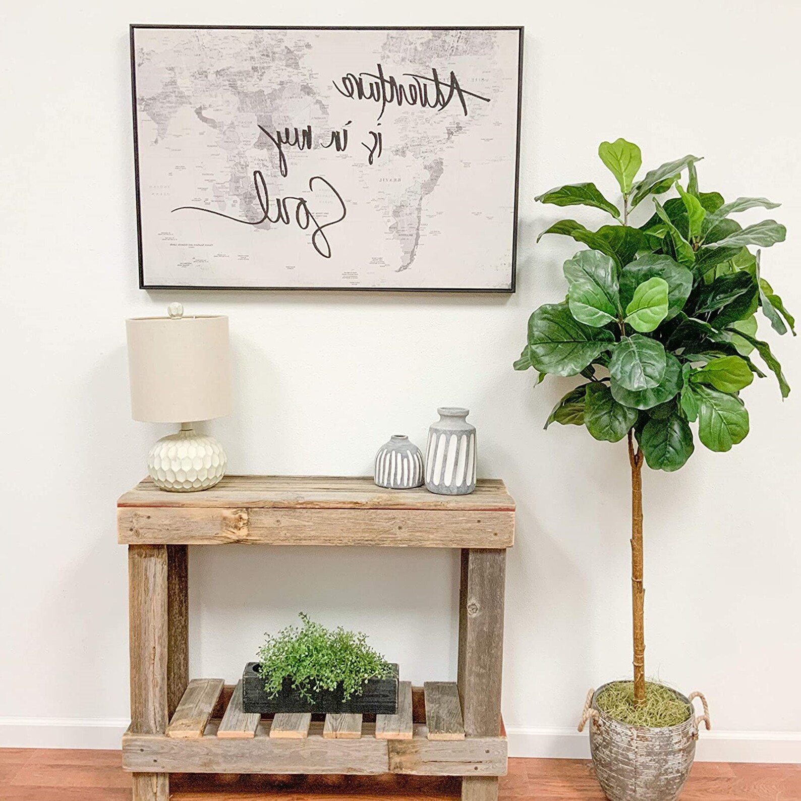 2021 Vintage Reclaimed Wood Console Table 35 inches wide x 10 Etsy