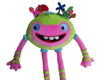 Lale Ki Lolu Spider Baby TV Geïnspireerd Zacht Pluche Handgemaakt Speelgoed