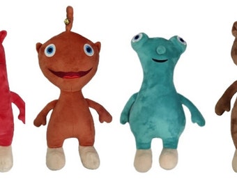 Cuddlies Tous les 4 ours Baby TV inspiré peluche douce jouet fait à la main