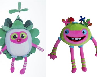 Lale Ki Lolu Spider Flower Baby TV Geïnspireerd Zacht Pluche Handgemaakt Speelgoed