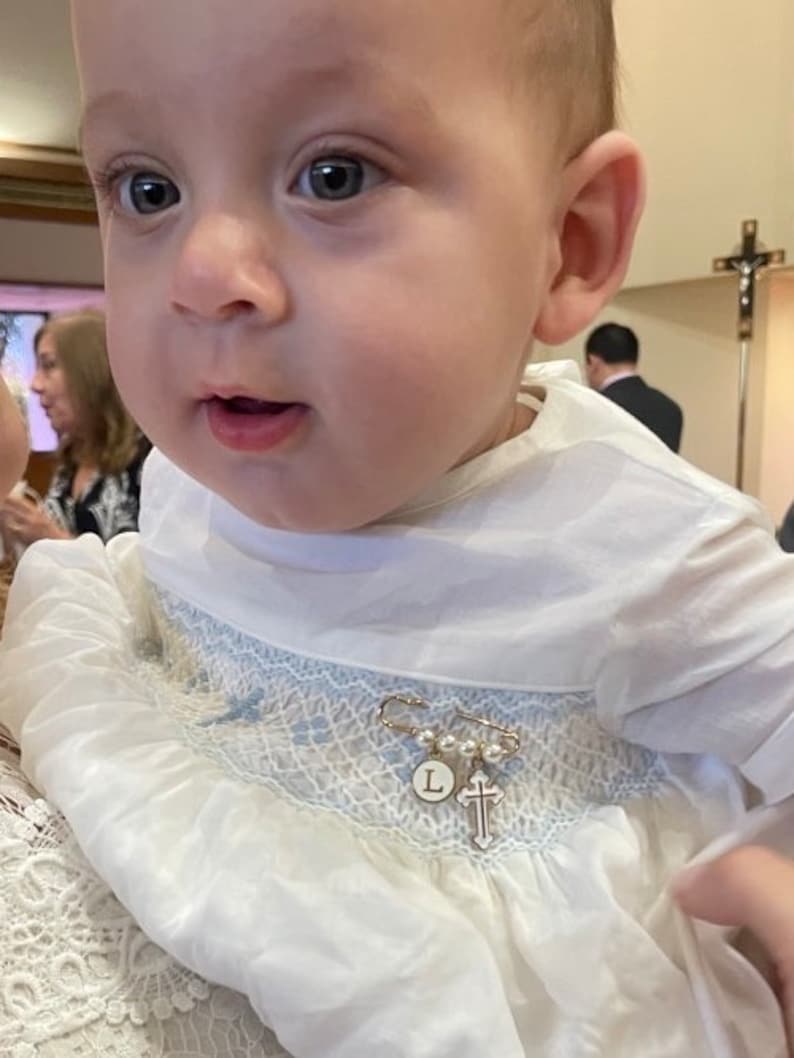 Baby Keepsake Pin Customize and Personalized Monogram Elegant Etsy