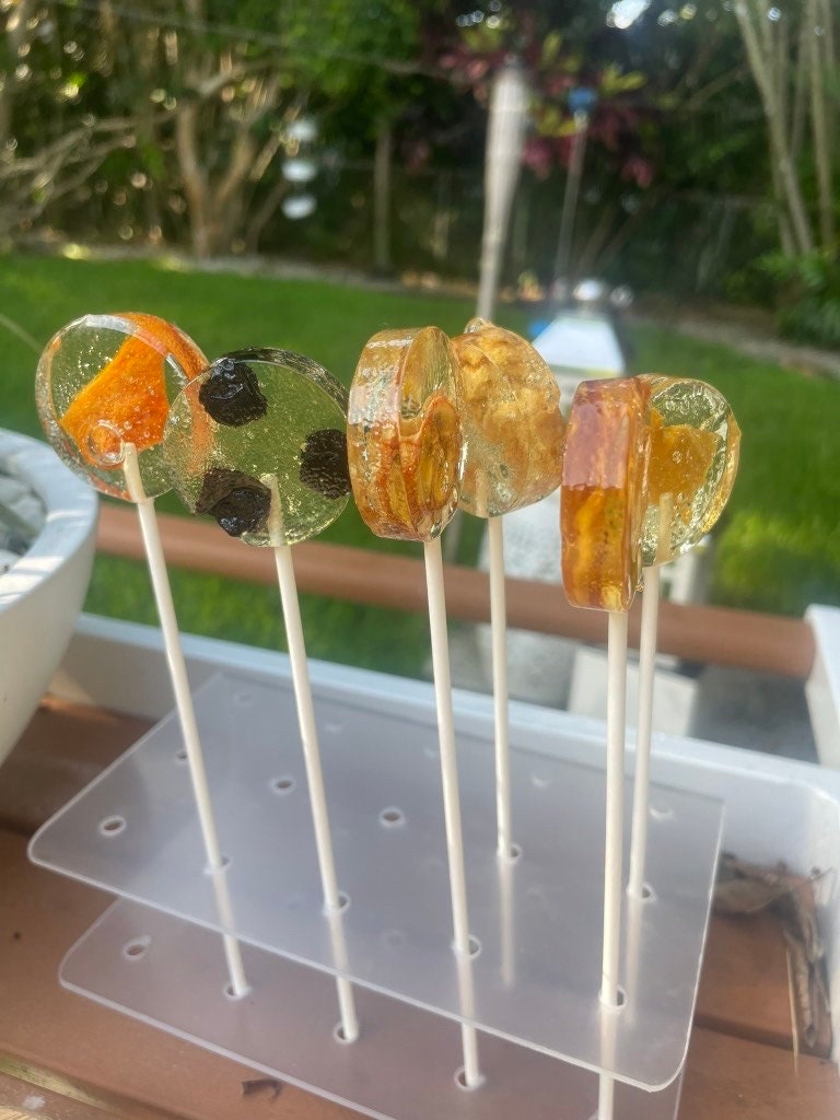 Gourmet Fruit Lollipops - Strawberry Banana by Melville Candy Company