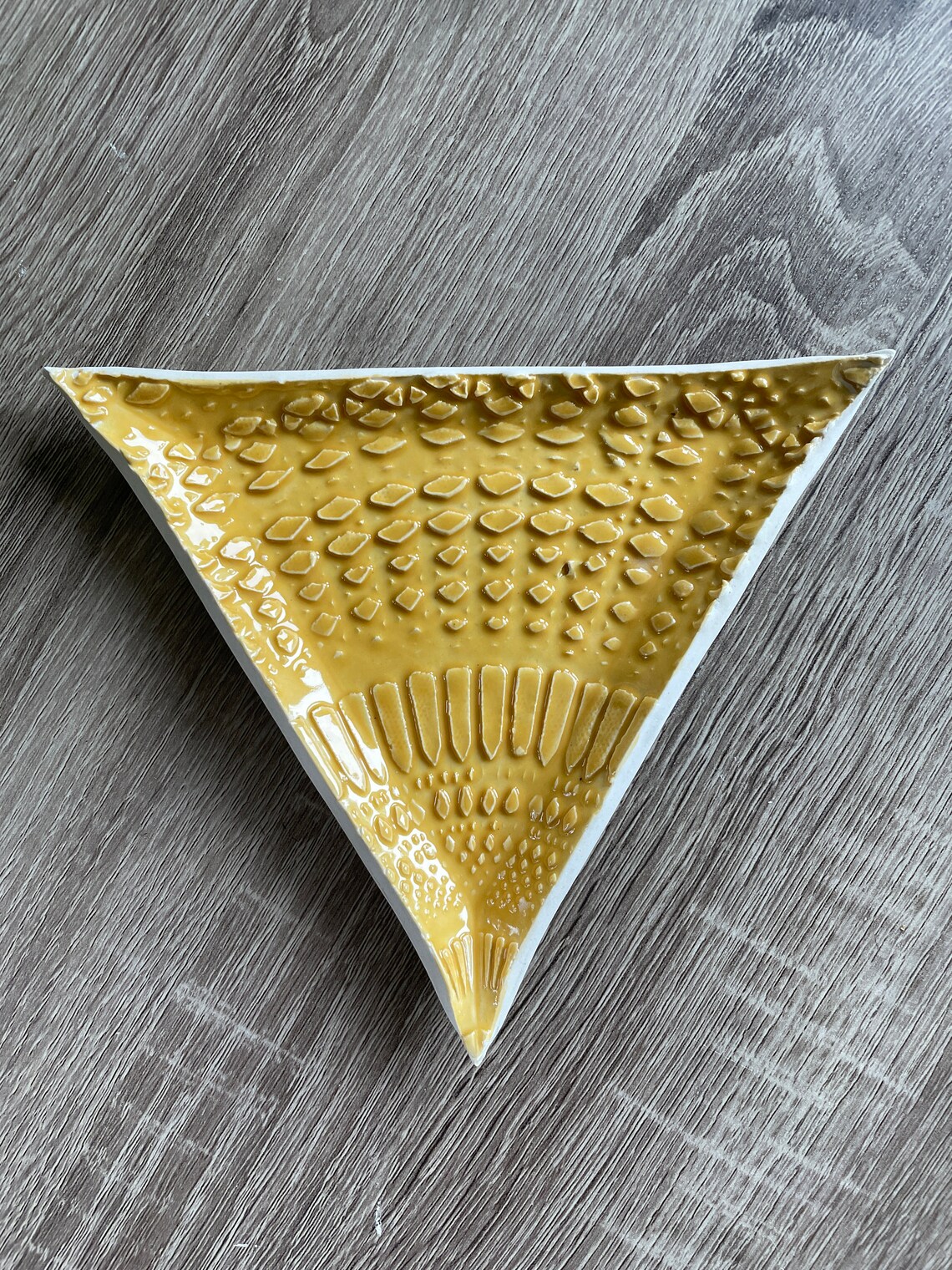 Decorative Triangular Plates Etsy