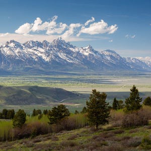 Teton Mountains Photography Print: Jackson Hole Western Decor