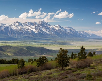 Teton Mountains Photography Print: Jackson Hole Western Decor