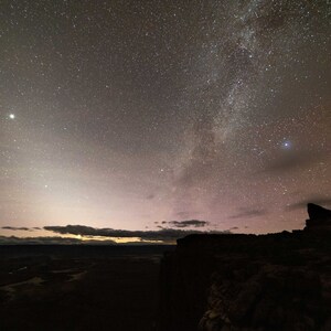 Canyonlands National Park Night Sky Decor by Mike Cavaroc of Free Roaming Photography - 8&quot;x12&quot; to 24&quot;x36&quot; - Free Shipping