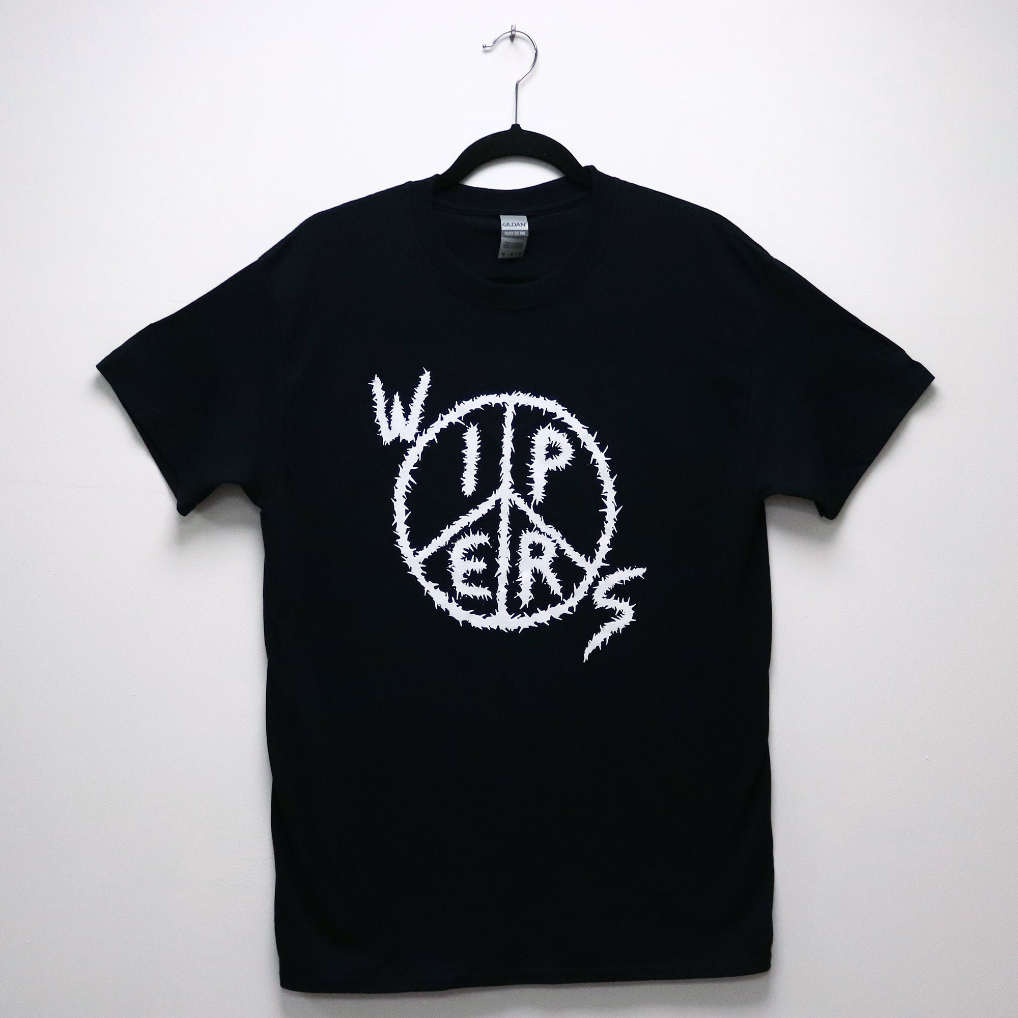 Wipers Logo Black TShirt Greg Sage Post Punk 80's Etsy