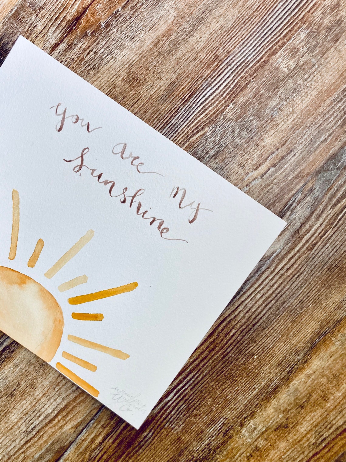 8 x 10 Du bist mein Sonnenschein Etsy