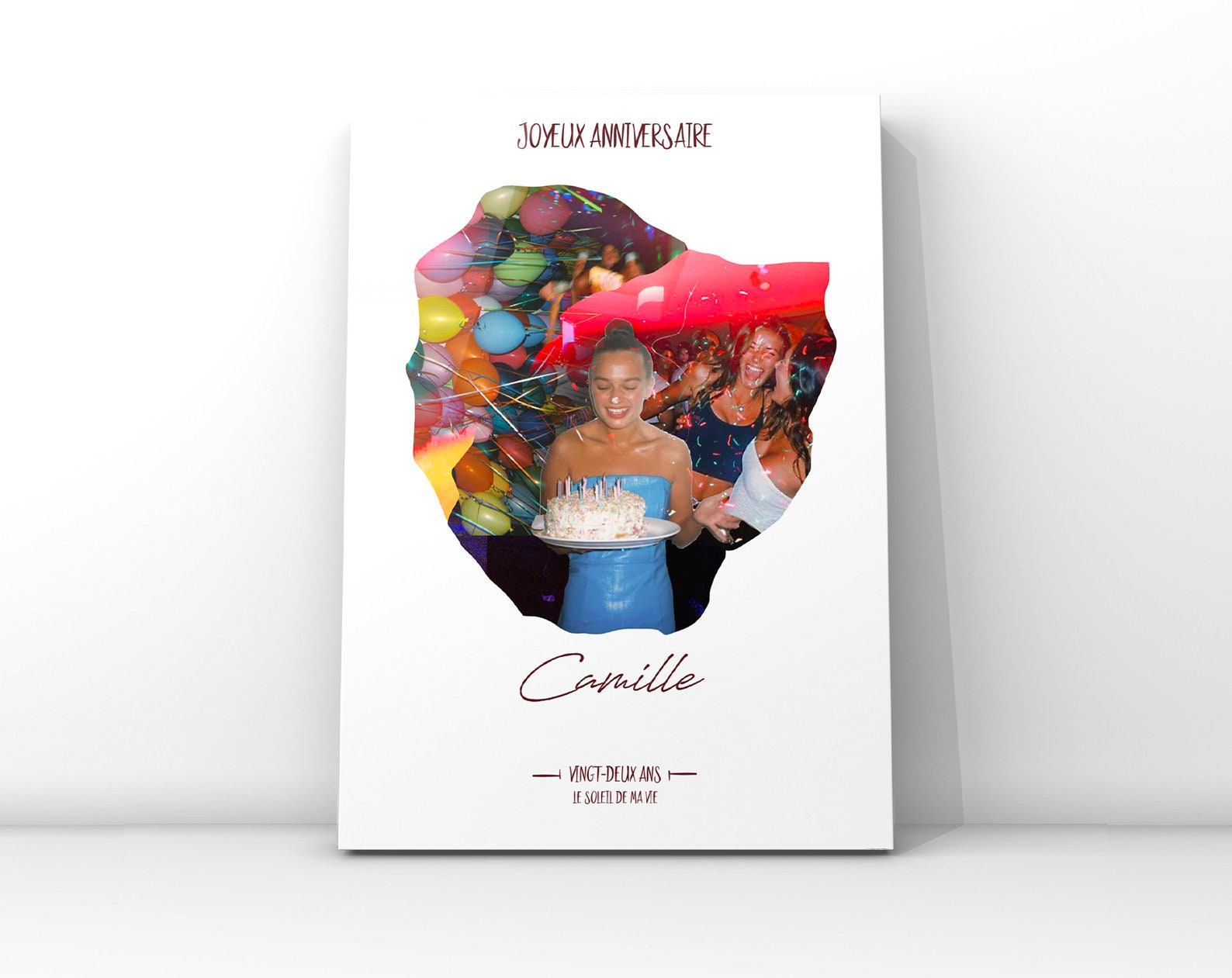 Anniversaire - Affiche Personnalisée Pour Célébrer Un Anniversaire