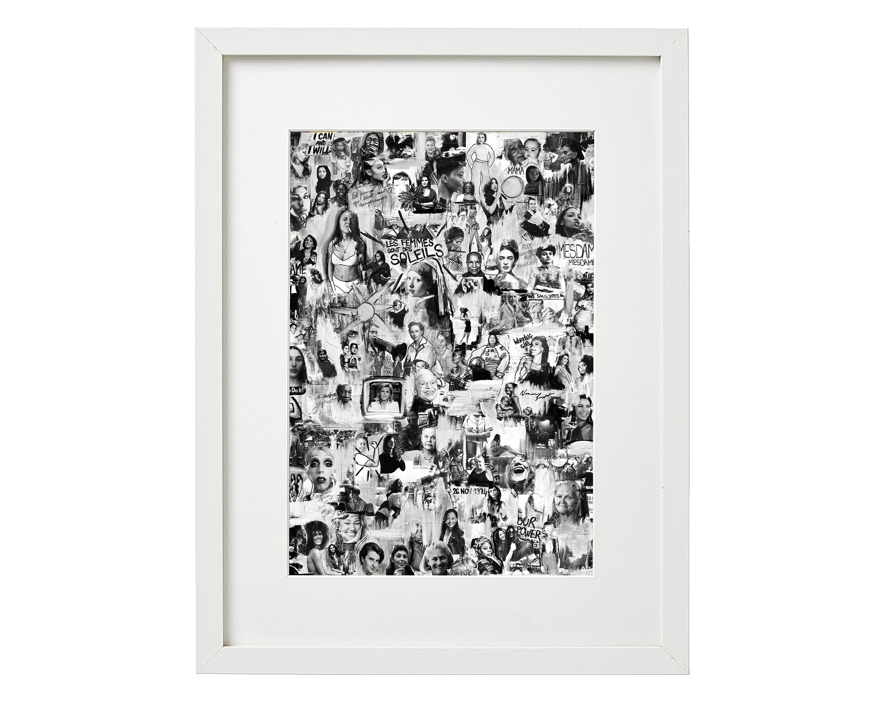 Les Femmes Sont Des Soleils, L'original, Noir et Blanc - 30x40