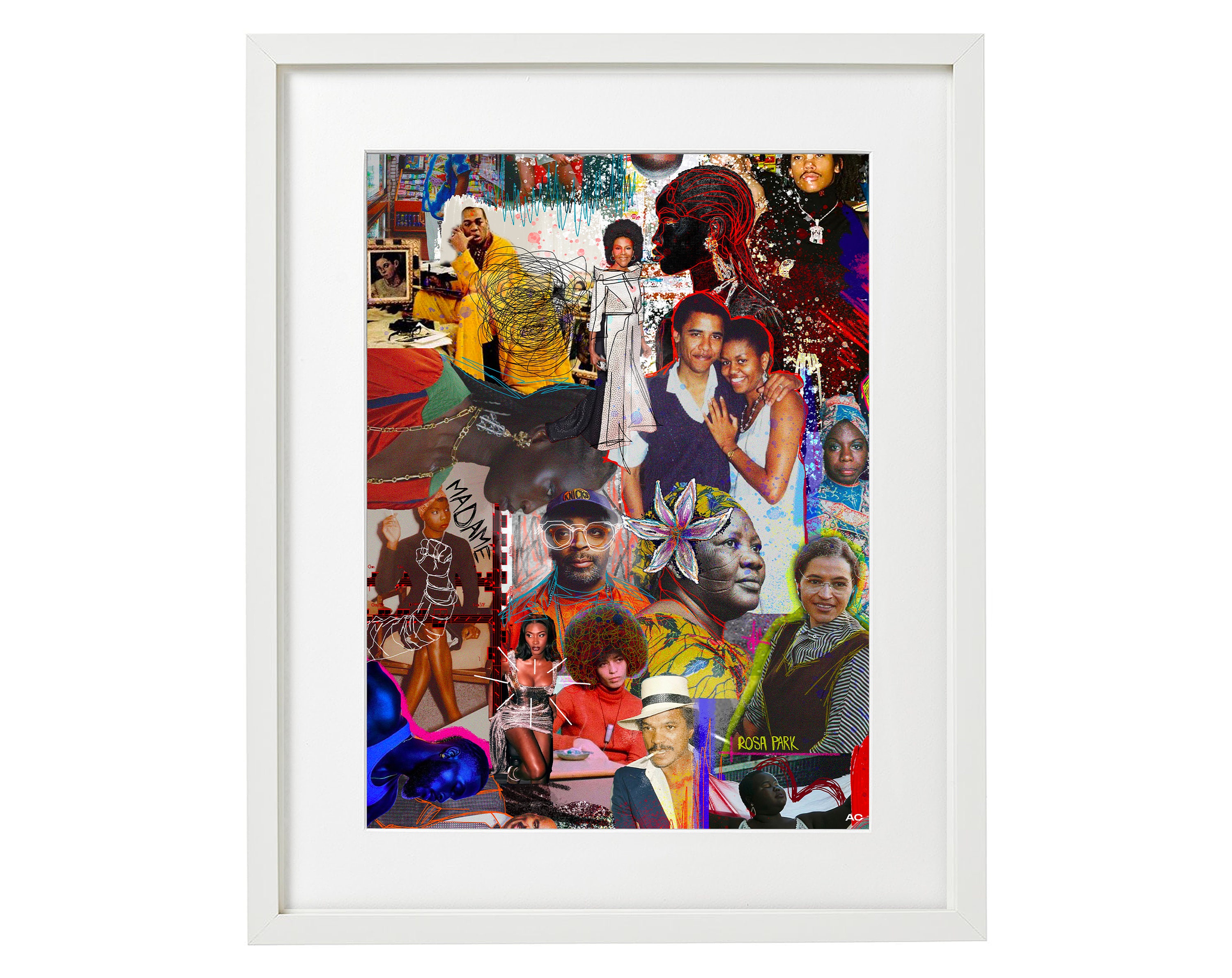 Rêve Noir, Colorful Minds - 40x50