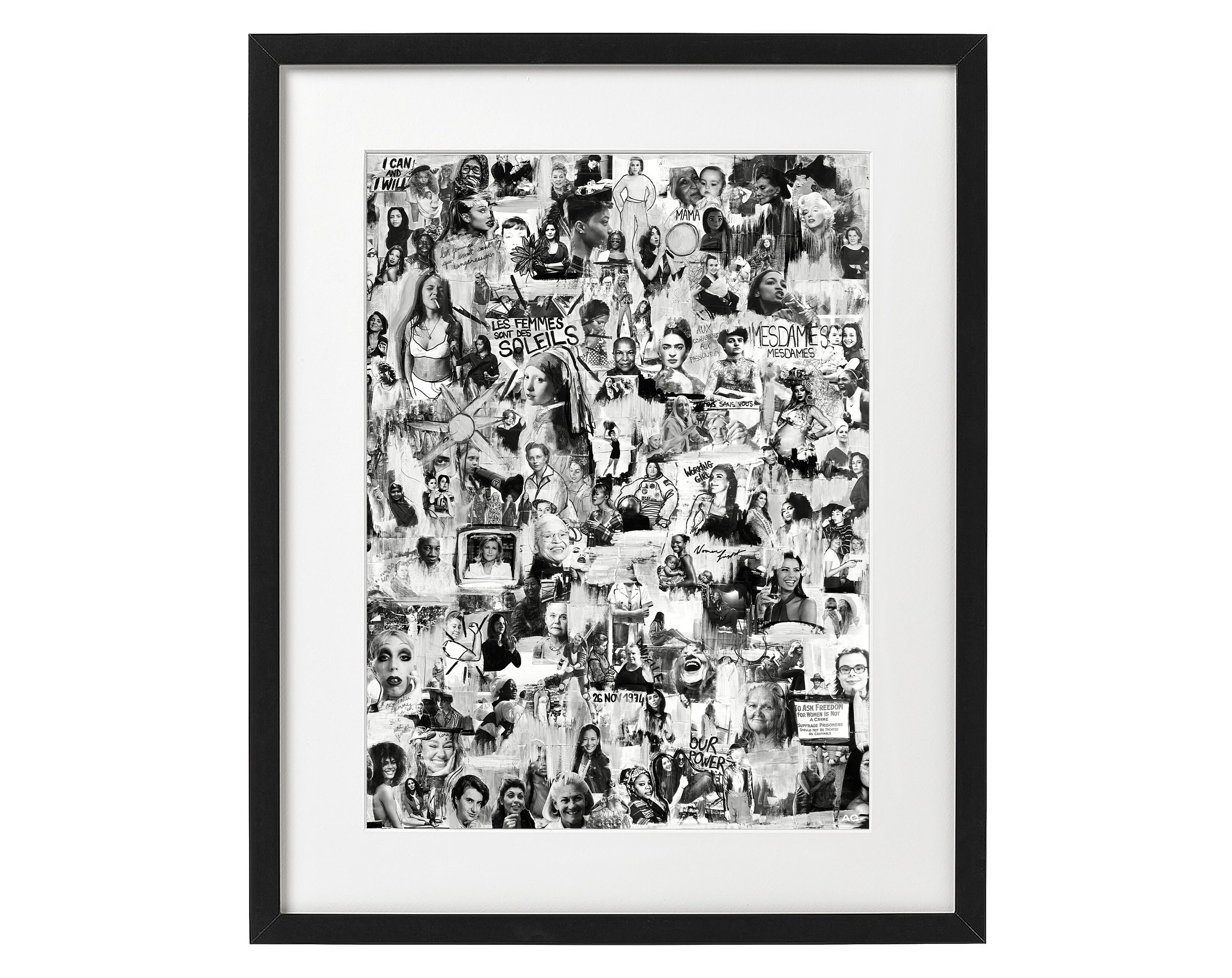 Les Femmes Sont Des Soleils, L'original, Noir et Blanc - 40x50