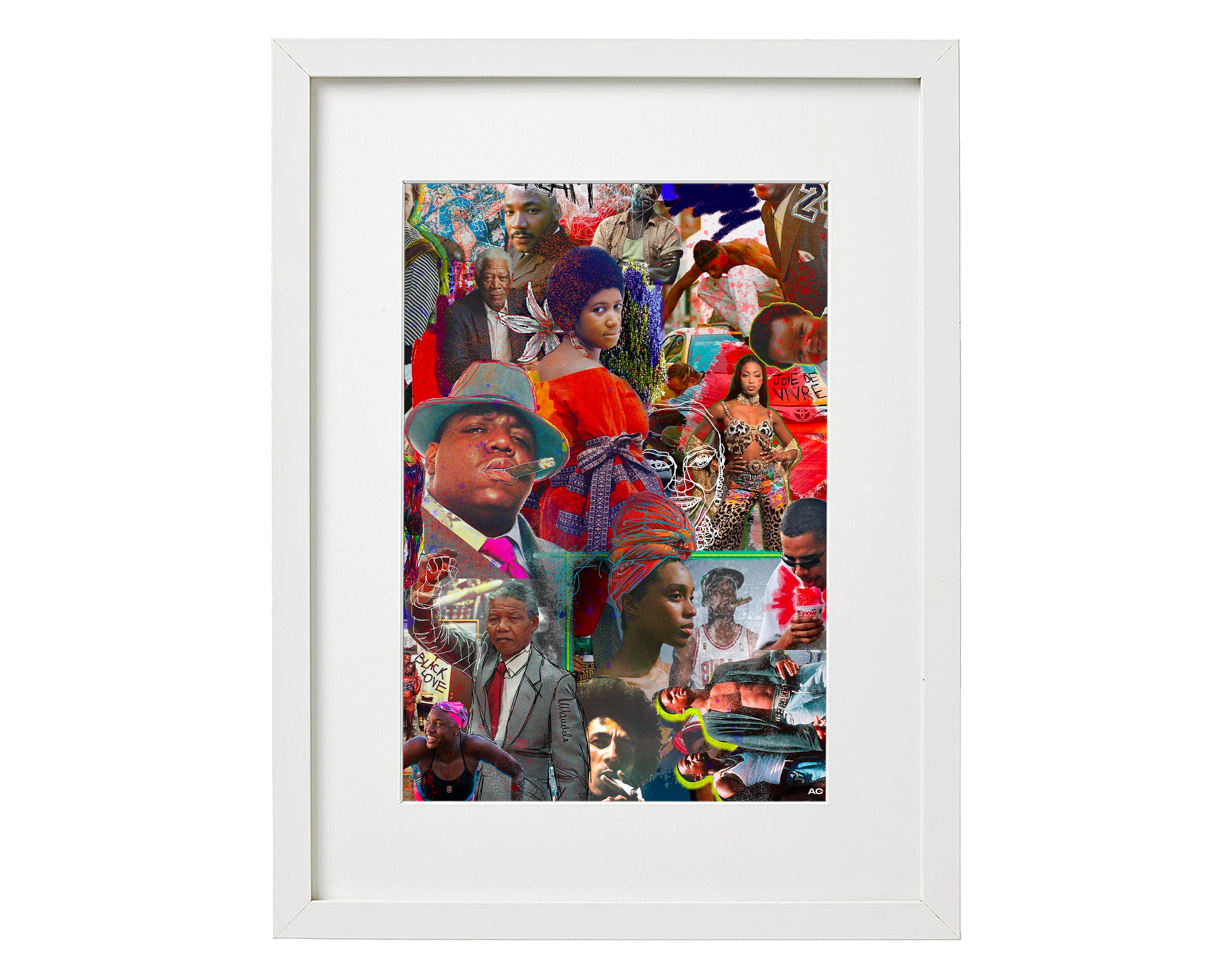 Rêve Noir, Mandela - 30x40