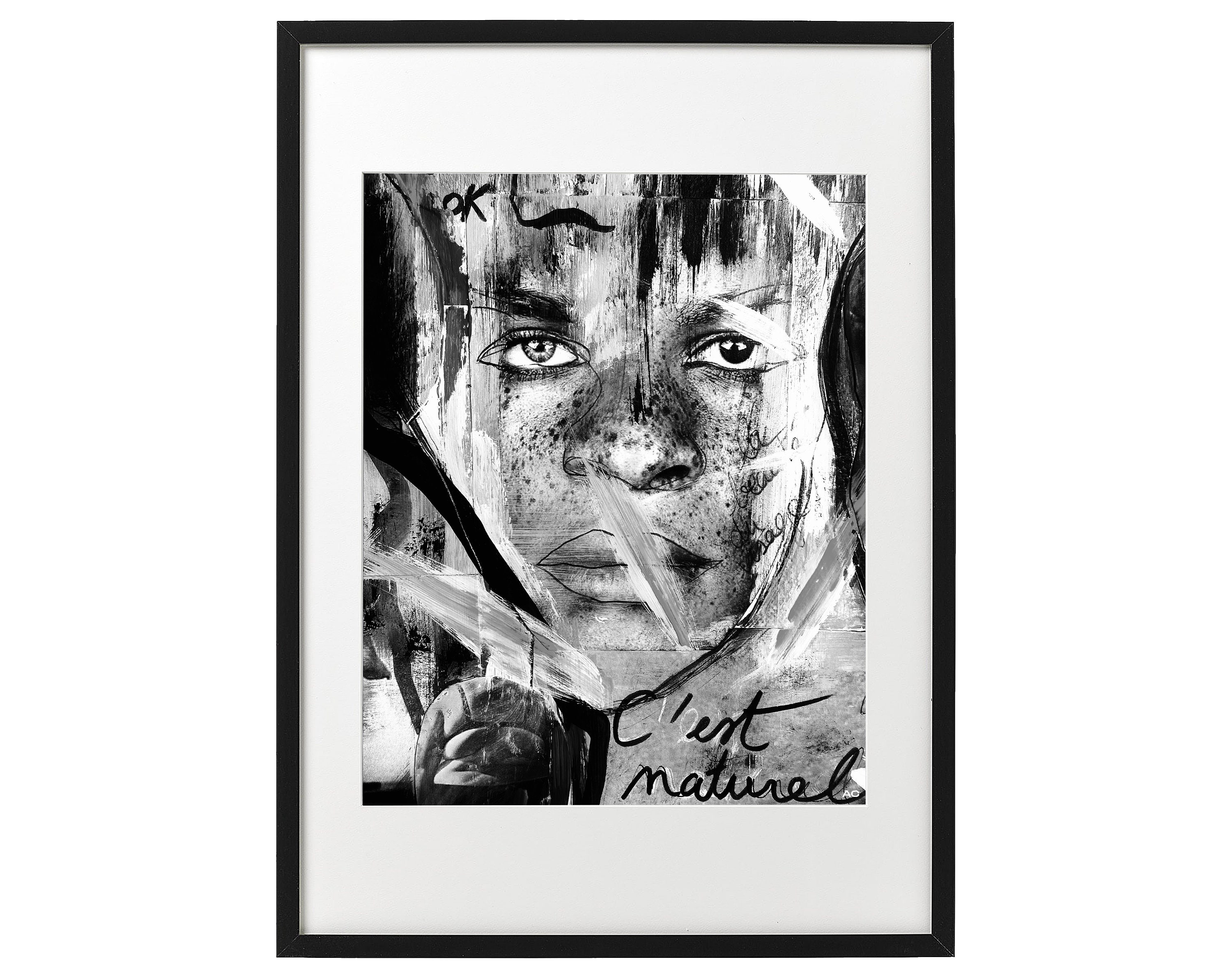 Imparfaits, Dans Nos Yeux, Noir et Blanc - 50x70