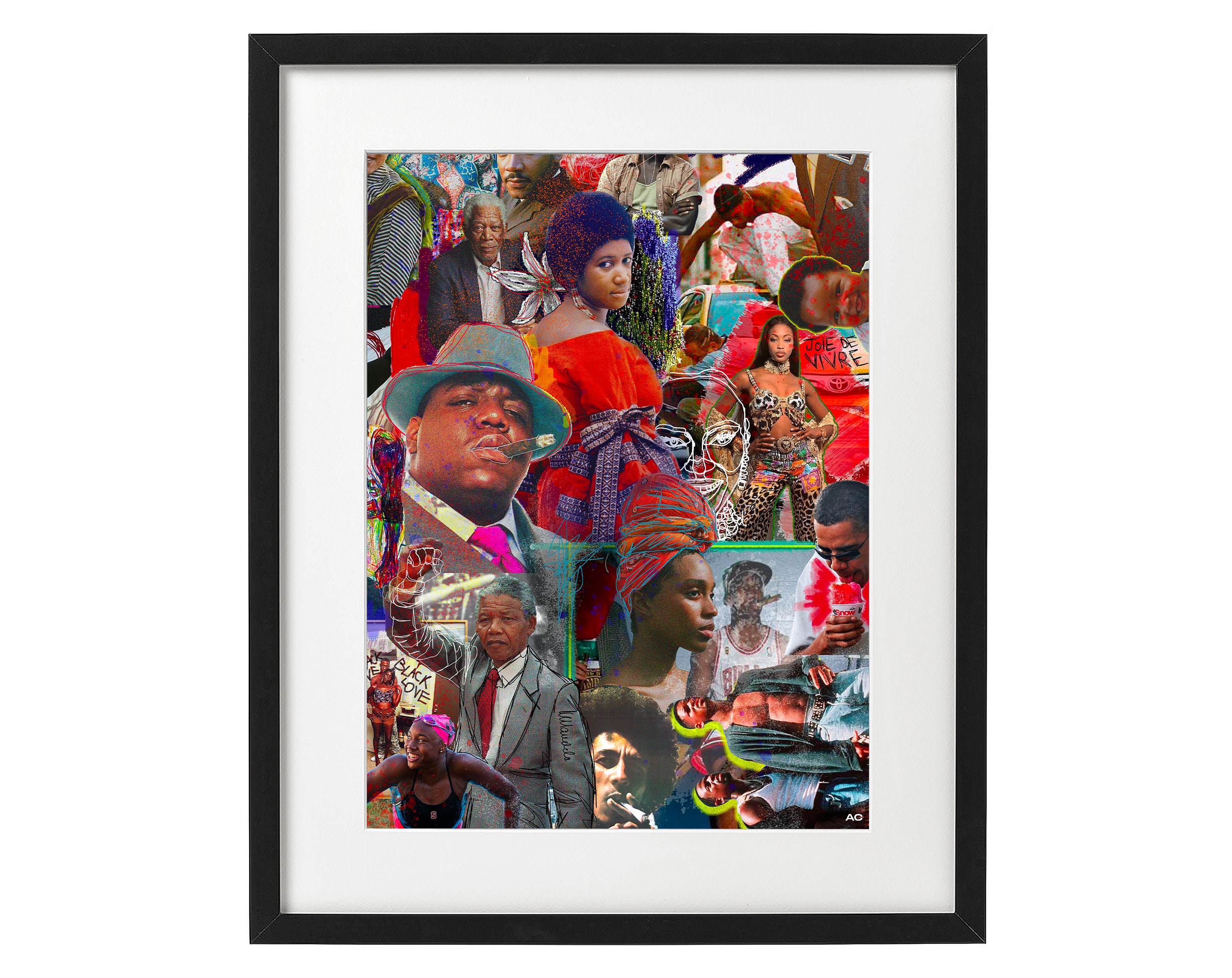 Rêve Noir, Mandela - 40x50