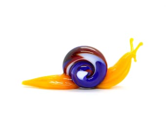 Murano glass snail handmade with lampwork