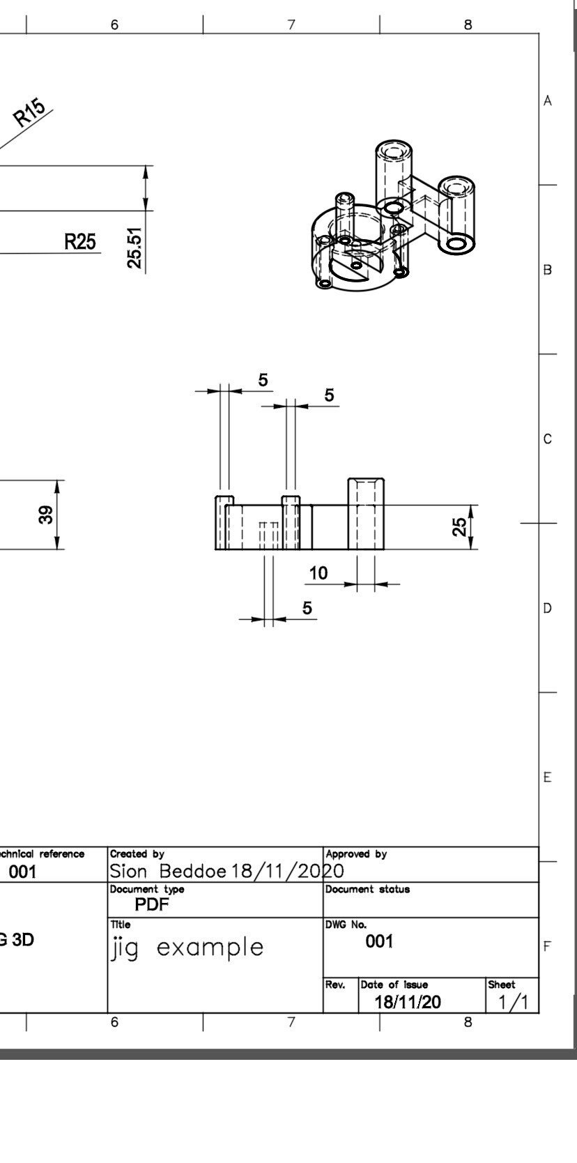 2D CAD Drafting Service - Etsy