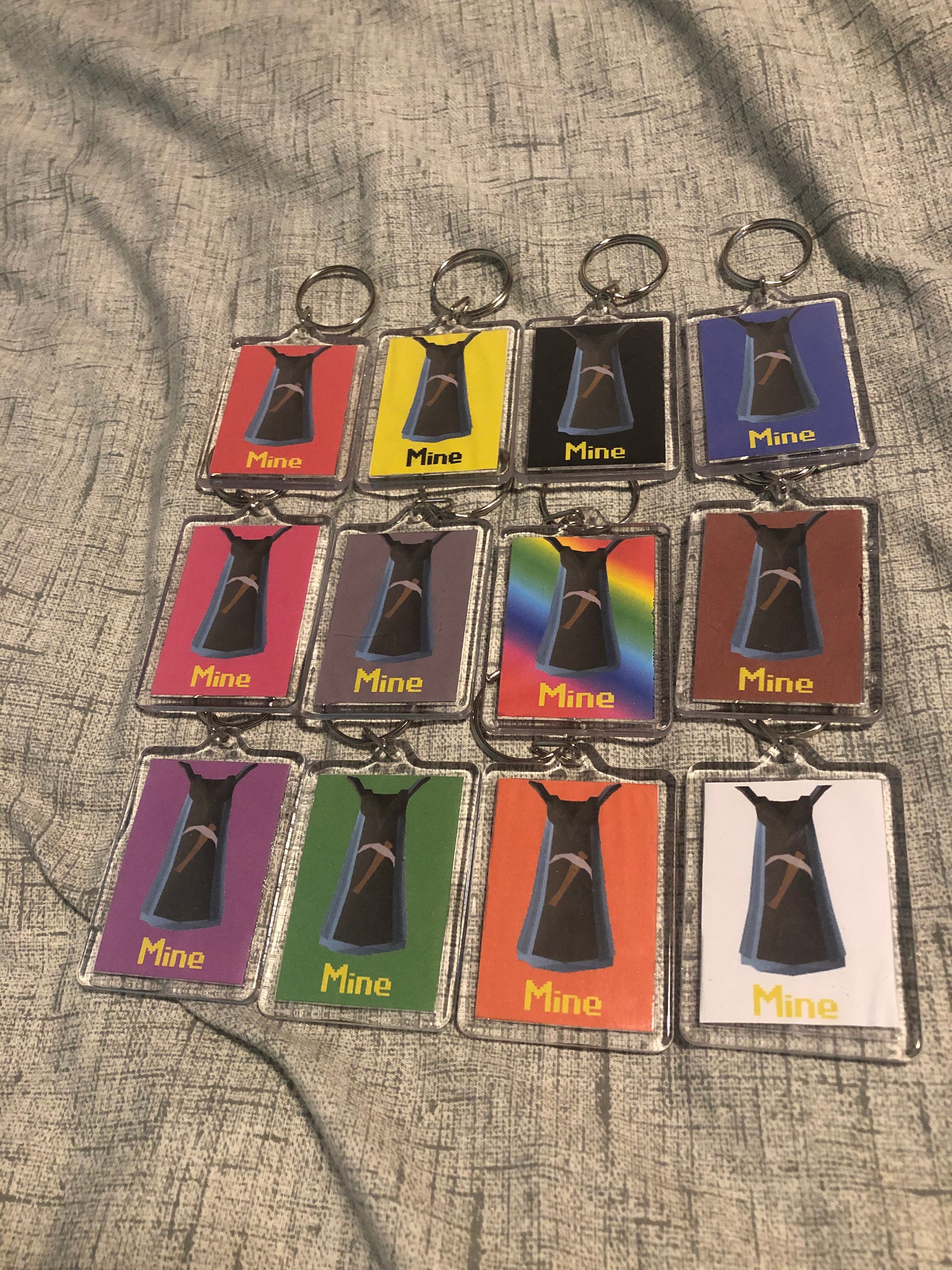 Customizable OSRS keyring Keychain Oldschool runescape 3 Etsy