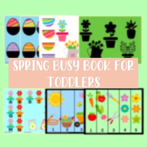 Drukboek voor peuters - lentethema