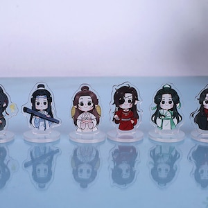 MXTX Danmei Mini Standee 6 Pcs Kit, MDZS Standee, TGCF, The Scum Villain&#39;s Self-Saving System, The Untamed, Heaven Official&#39;s Blessing
