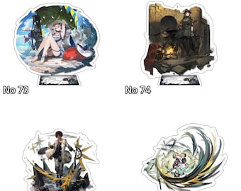 Arknights Operator Acrylic Standee Buy 2 Get 1 Free, Lee, Mr Nothing, Carnelian, Ling, Archetto, Schwarz, Passenger, Shining,  Flamebringer