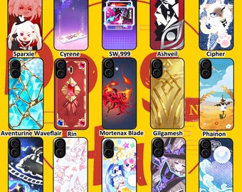Honkai Star Rail Mobile Phone Case, Pearl, Cyrene, Evanescia, Phainon, Cipher, Castorice, The Herta