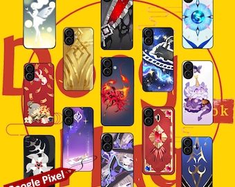 Honkai Star Rail Pixel Matte Mobile Phone Case, Mortenax Blade, Cyrene, Phainon, Cipher, Castorice, The Herta, Hyacine, Fugue, Sunday