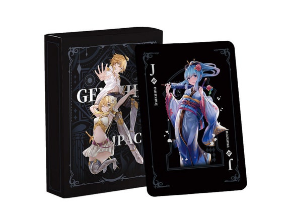 Genshin Impact Playing Card Deck Genshin Impact Card Genshin - Etsy India