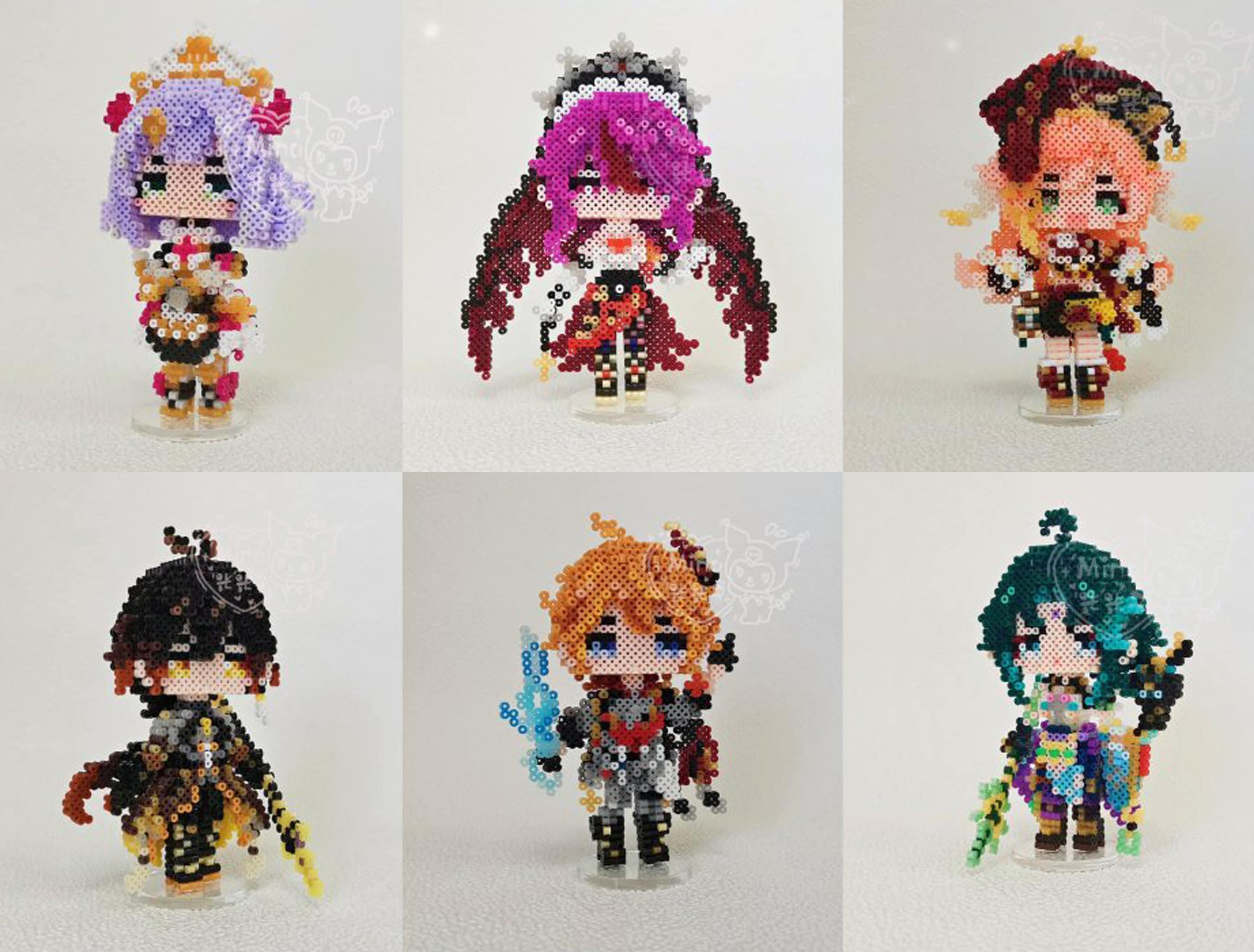 Instant Download Genshin Impact Perler Bead Pattern Qiqi Etsy Ireland