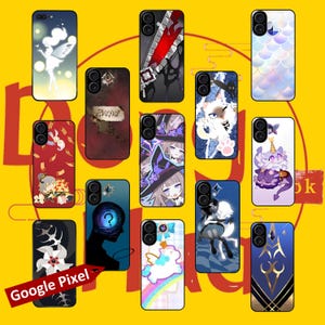 Honkai Star Rail Pixel Matte Mobile Phone Case, Phainon, Cipher, Castorice, Anaxagoras, The Herta, Boothill, Hyacine, Tribbie, Fugue, Sunday