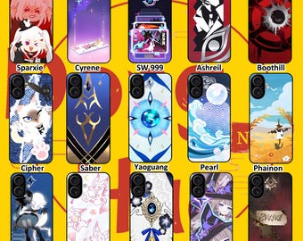 Honkai Star Rail Mobile Phone Case, Pearl, Cyrene, Evanescia, Phainon, Cipher, Castorice, The Herta