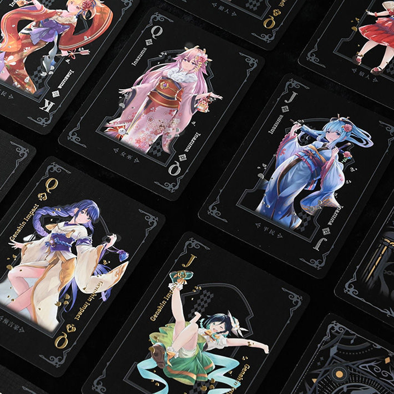 Genshin Impact Playing Card Deck Genshin Impact Card Genshin Etsy India