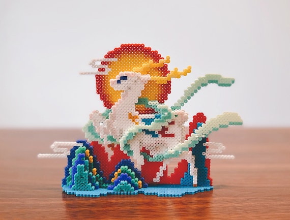 Instant Download Nine Colored Deer Perler Bead Pattern