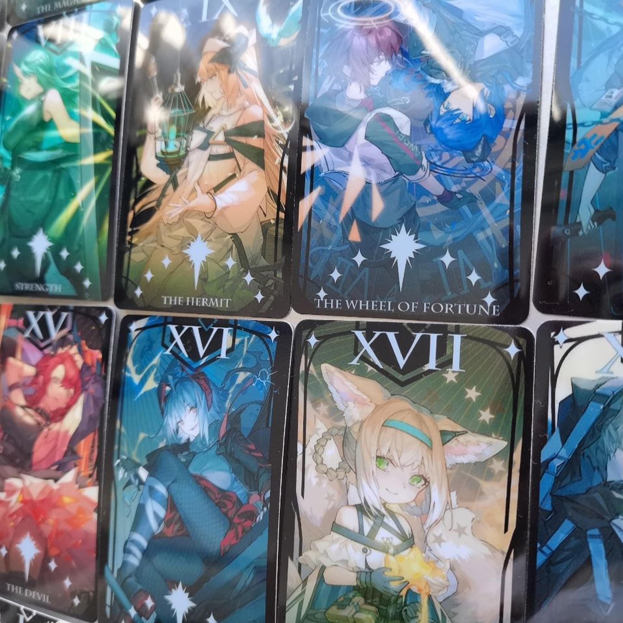 Arknights Tarot Cards 22 Major Arcana Cosplay Game Board Card Collection  Gifts