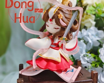 TGCF-figuur klein, chibi-figuur Heaven Official's Blessing, Xie Lian, Hua Cheng