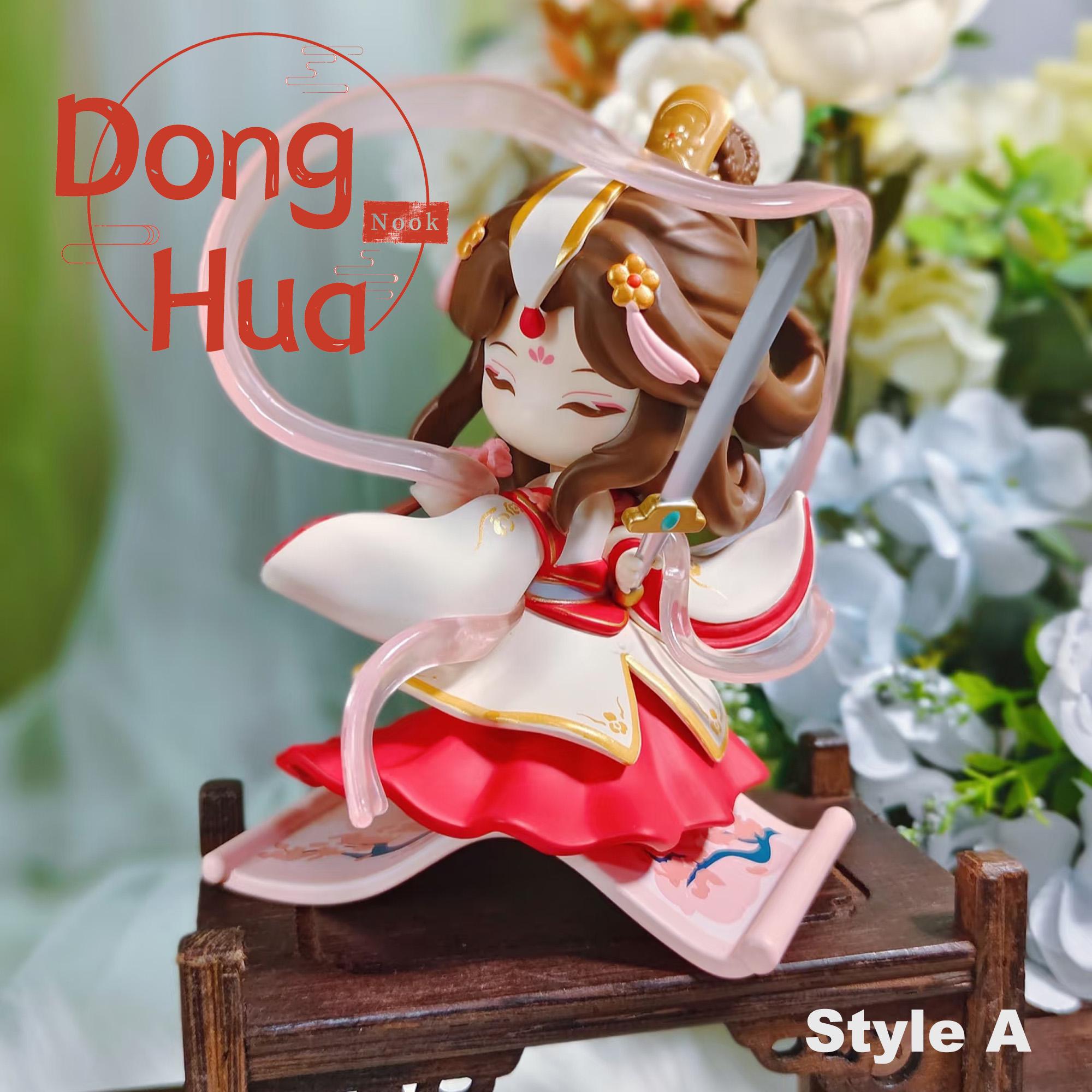 Hua Cheng & Xie Lian Anime-Figur – 8 Cm, Sitzende PVC-Statue, Niedliches Sammlerstück Aus 'Heaven Official's Blessing'
