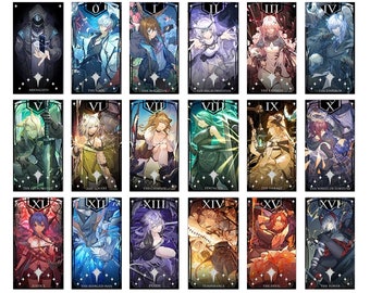 Arknights Tarot Cards 22 Major Arcana Cosplay Game Board Card Collection  Gifts