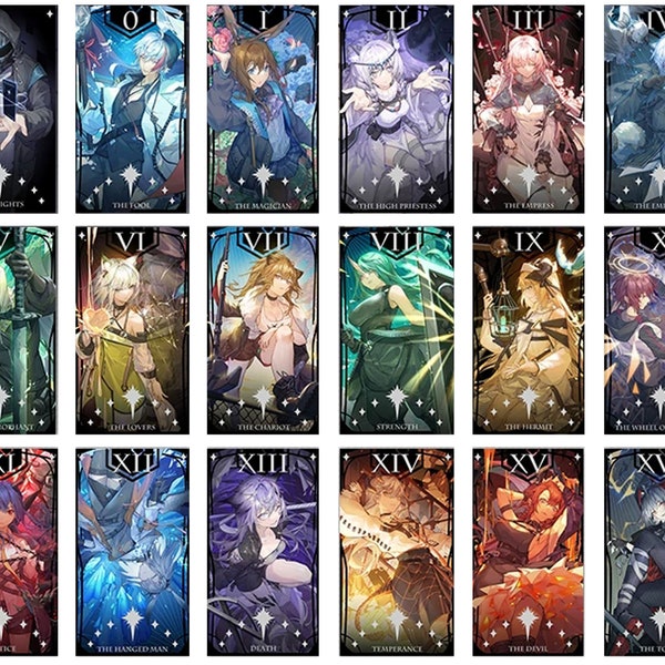 Arknights Tarot Cards, Arknights Collection Card, Arknights Gift