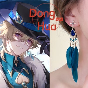 Honkai Star Rail Aventurine Earrings