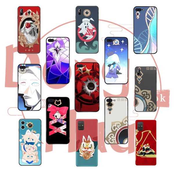 Honkai Star Rail Mobile Phone Case iPhone Samsung Cell Phone Case, Boothill, Acheron, Black Swan, Sparkle, Ruan Mei, Dr Ratio, Argenti