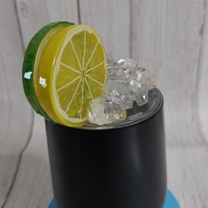 Tumbler with ice lid, Ice lid topper, Tumbler Ice lid, Ice topper, Tumbler, Tumbler topper, Tumbler with Ice Lid, Ice Top Tumbler, Lemon