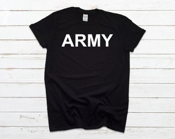 Army Pt Shirt | Etsy Singapore