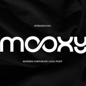 Mooxy - czcionka logo, czcionka korporacyjna, czcionka nowoczesna, czcionka brandingowa, czcionka Sans Serif, czcionka Procreate, czcionka Cricut, czcionka Canva, czcionka elegancka