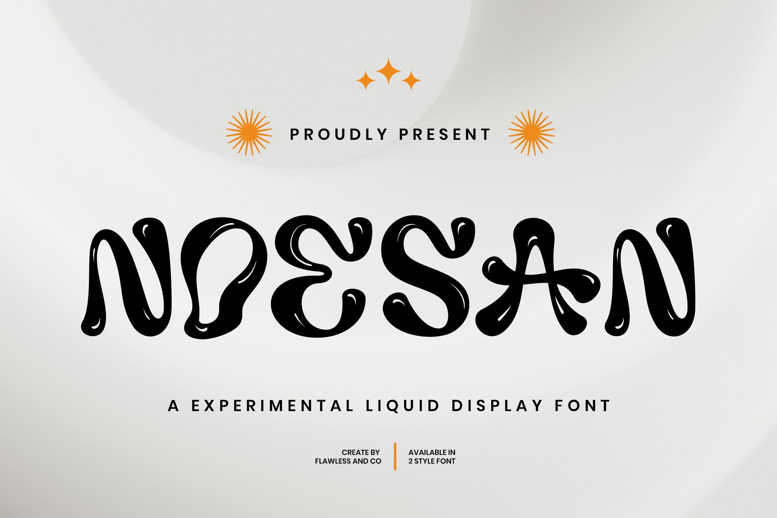 Noesan - Display Font, Modern Font, Logo Font, Branding Font