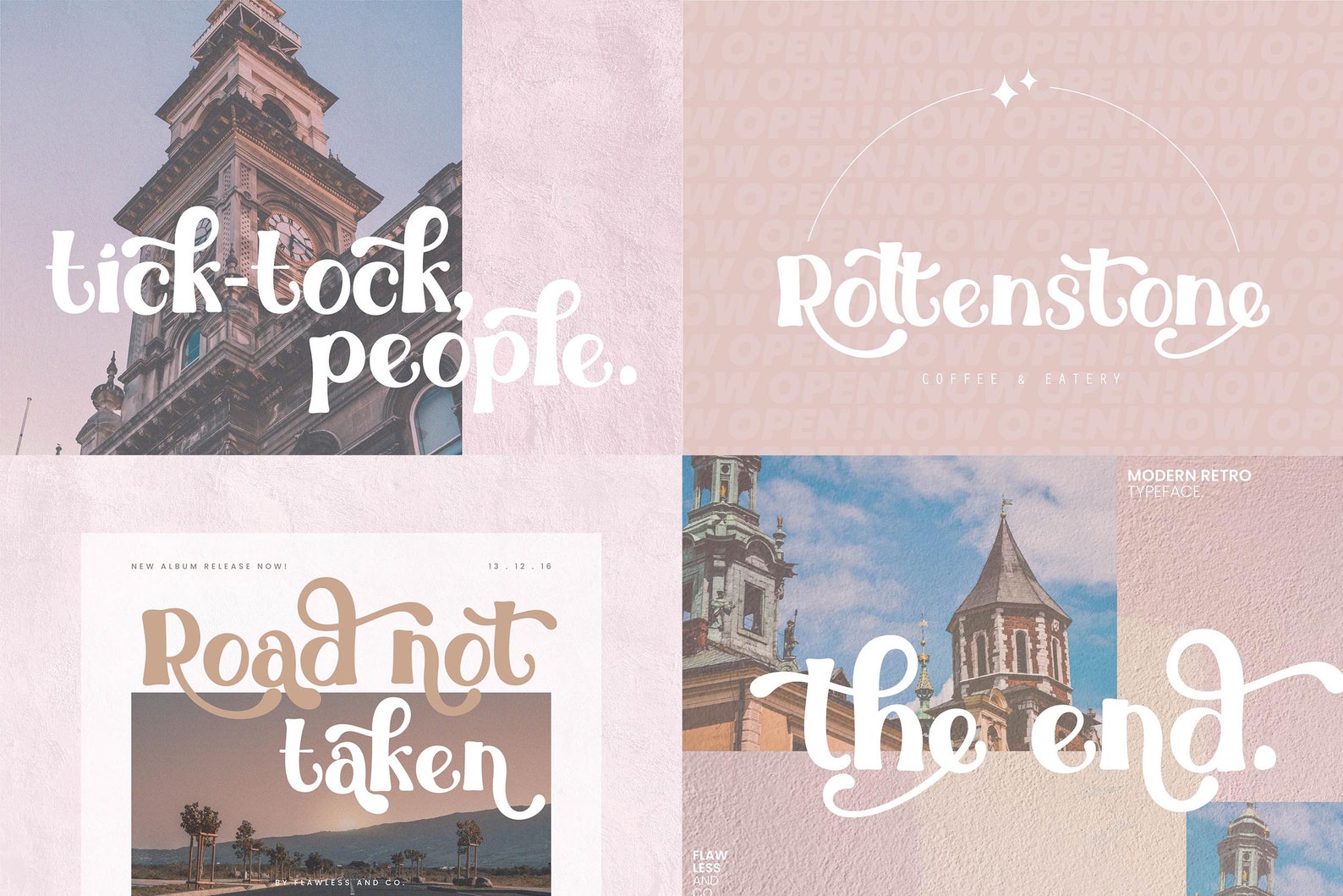 Modern Script and Retro Bundle With COMMERCIAL USE LICENSE - Serif ...