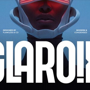 Glaroix - Carattere sans serif, carattere moderno, carattere condensato, carattere per branding, carattere per logo, carattere per poster, carattere per Canva, carattere per Cricut, carattere da scaricare