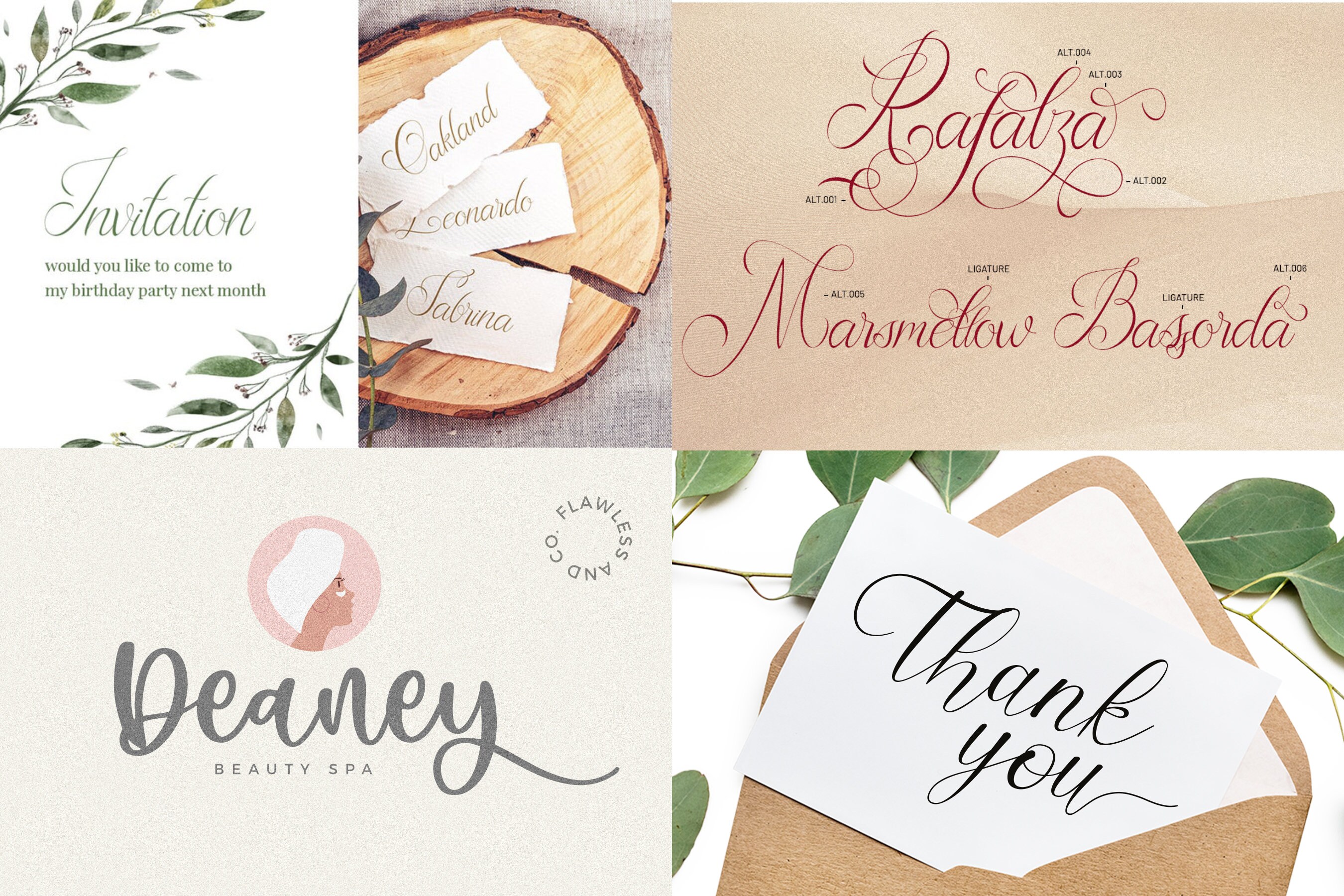 Modern Script and Retro Bundle With COMMERCIAL USE LICENSE - Serif ...