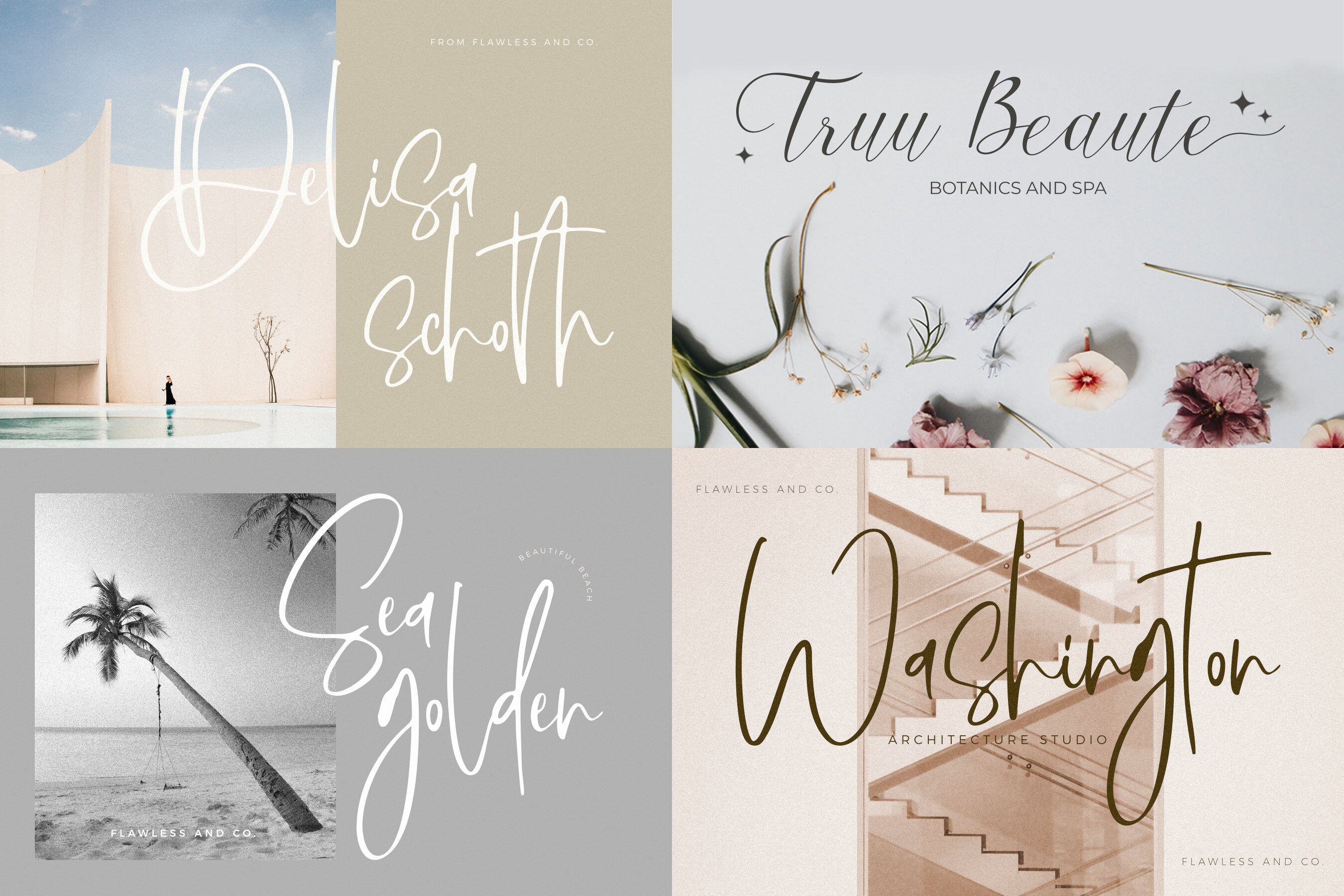 Modern Script and Retro Bundle With COMMERCIAL USE LICENSE - Serif ...